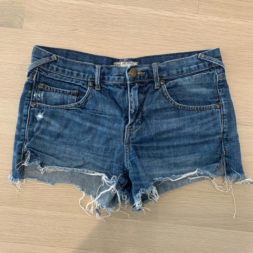 Free people Jean shorts